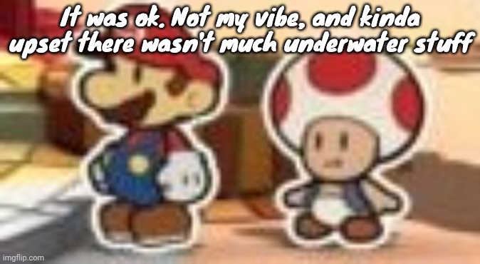 The ending was underwhelming for me | It was ok. Not my vibe, and kinda upset there wasn't much underwater stuff | image tagged in cropped porn | made w/ Imgflip meme maker