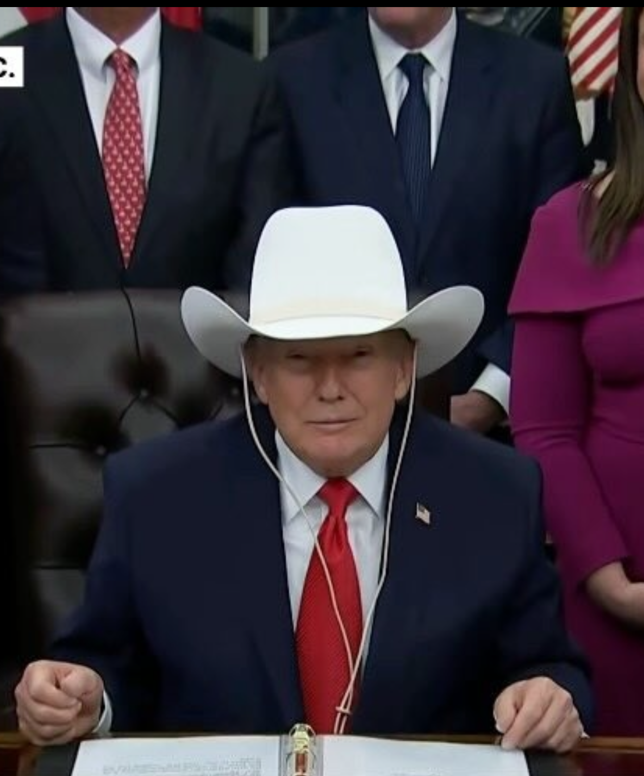 Trump Cowboy Blank Meme Template