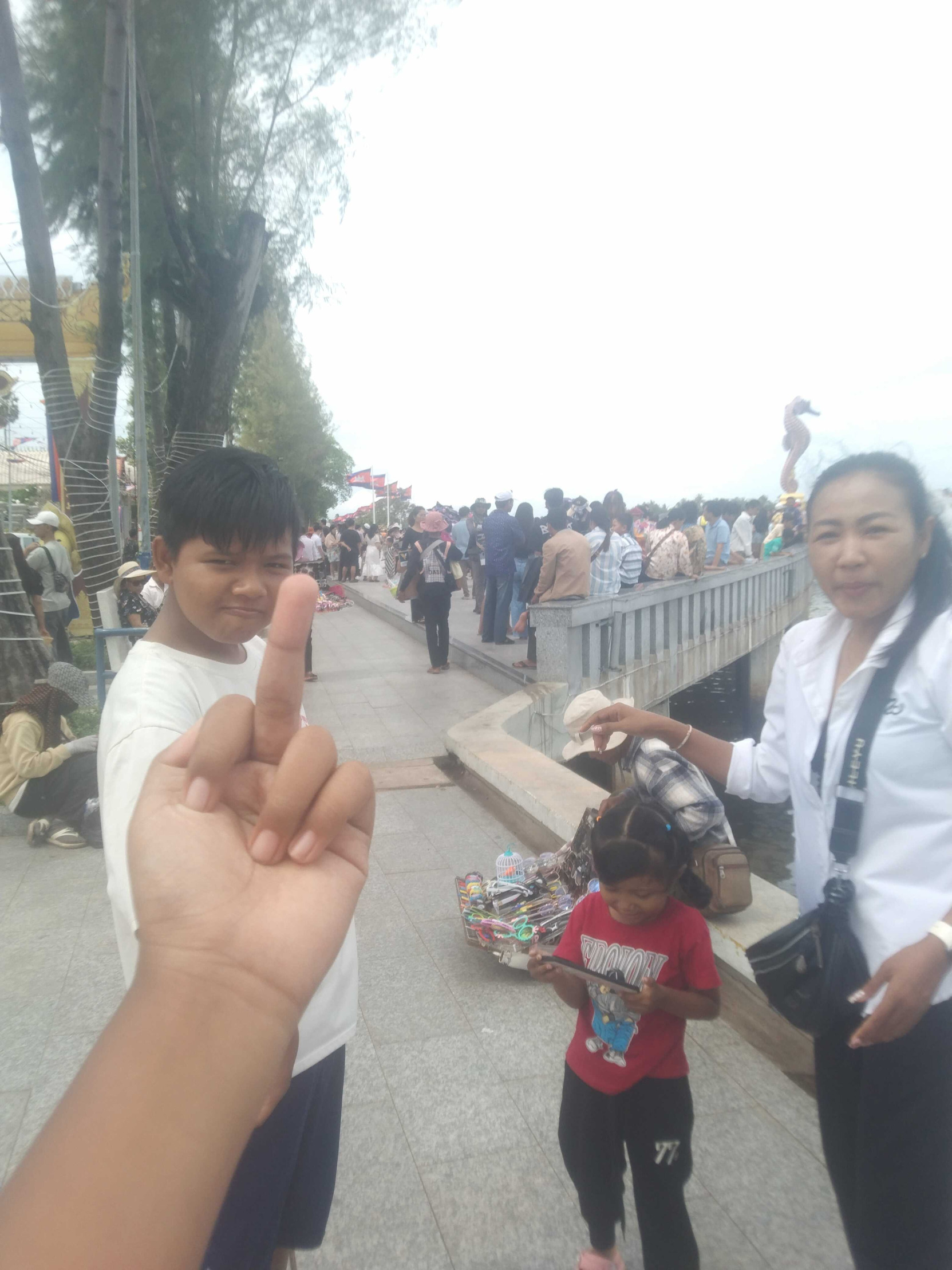 Middle Finger Gesture Blank Meme Template