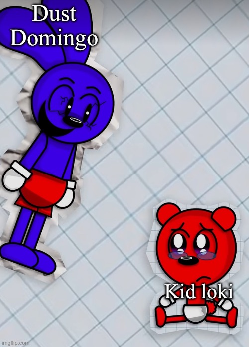 Instert's dust sans theme | Dust Domingo; Kid loki | image tagged in riggy terrorizing kid | made w/ Imgflip meme maker