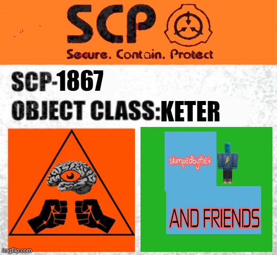 SCP-1867 Label Blank Meme Template