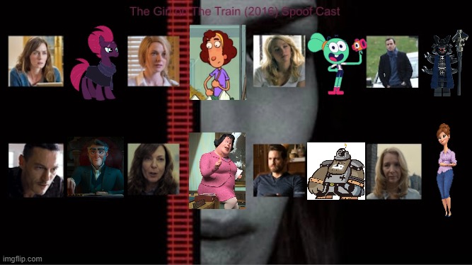 Credit to Mico the Ninjago Fan 2024 for this used | image tagged in meme,memes,spoof cast,the girl on the train,characters,roles | made w/ Imgflip meme maker