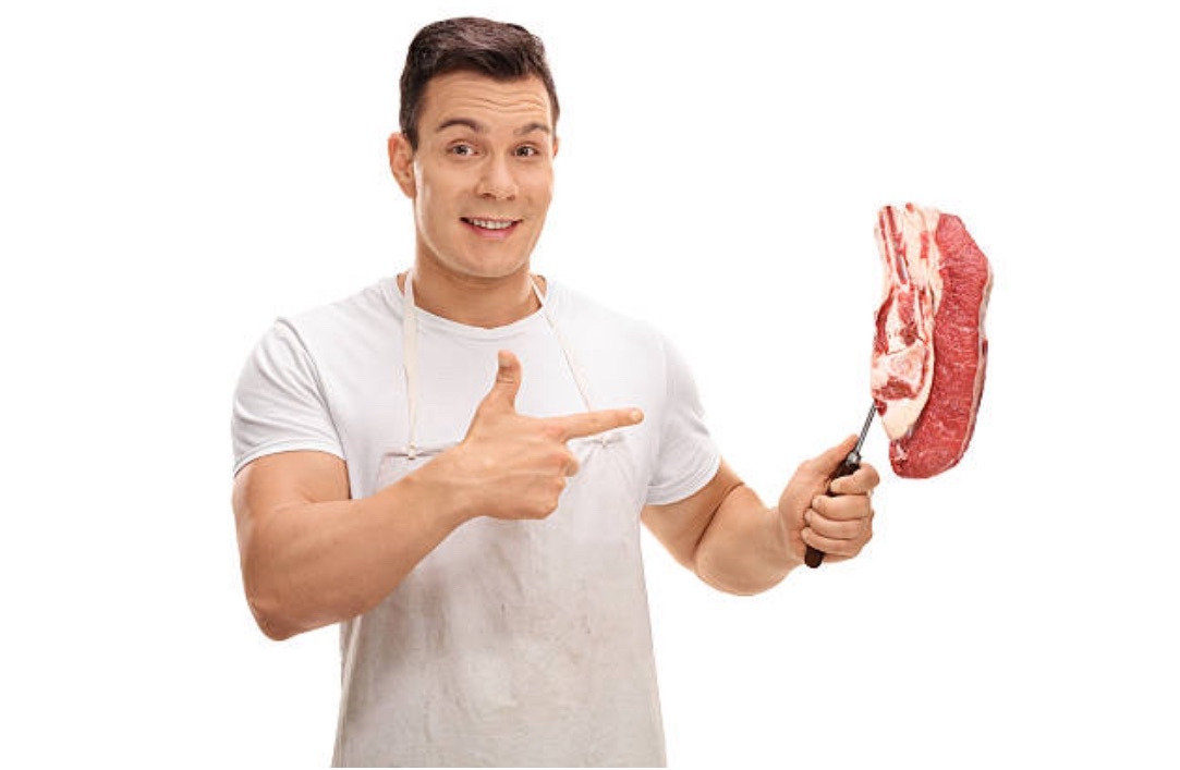 steak holder Blank Meme Template