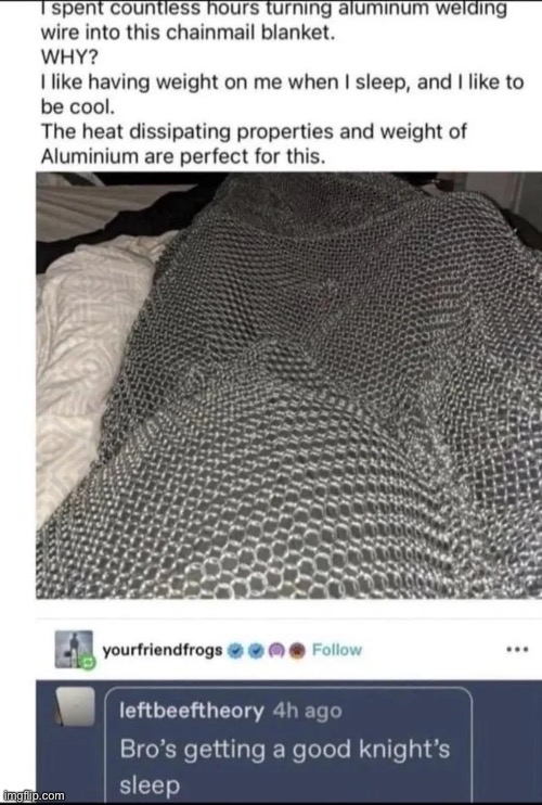 Good knight’s sleep | made w/ Imgflip meme maker