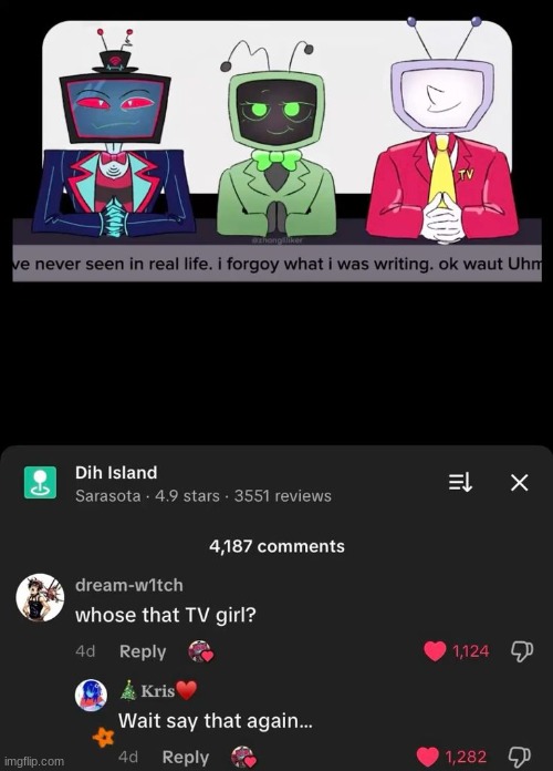 dih island | made w/ Imgflip meme maker