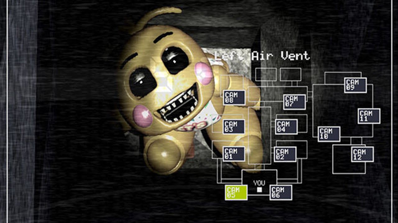 FNaF 2 left vent Blank Meme Template
