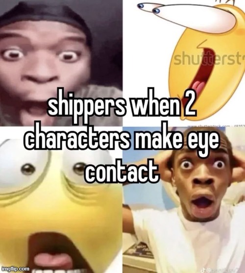 so annoying | image tagged in anime,shipping,reaction | made w/ Imgflip meme maker