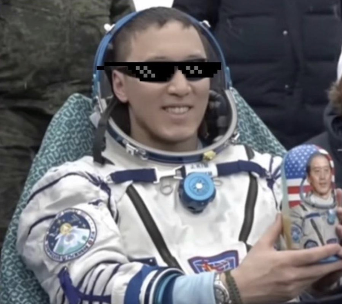 Thug Life Navy Seal Doctor Pilot Astronaut Blank Meme Template