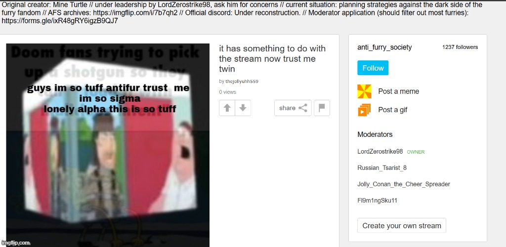 IT GOT FEATURED FOR A SPLIT SECOND AND THEN UNFEATURED LMAO | made w/ Imgflip meme maker
