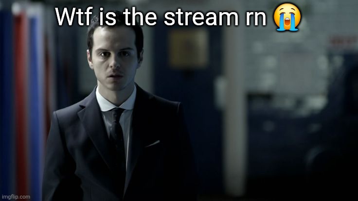 What. | Wtf is the stream rn 😭 | image tagged in what | made w/ Imgflip meme maker