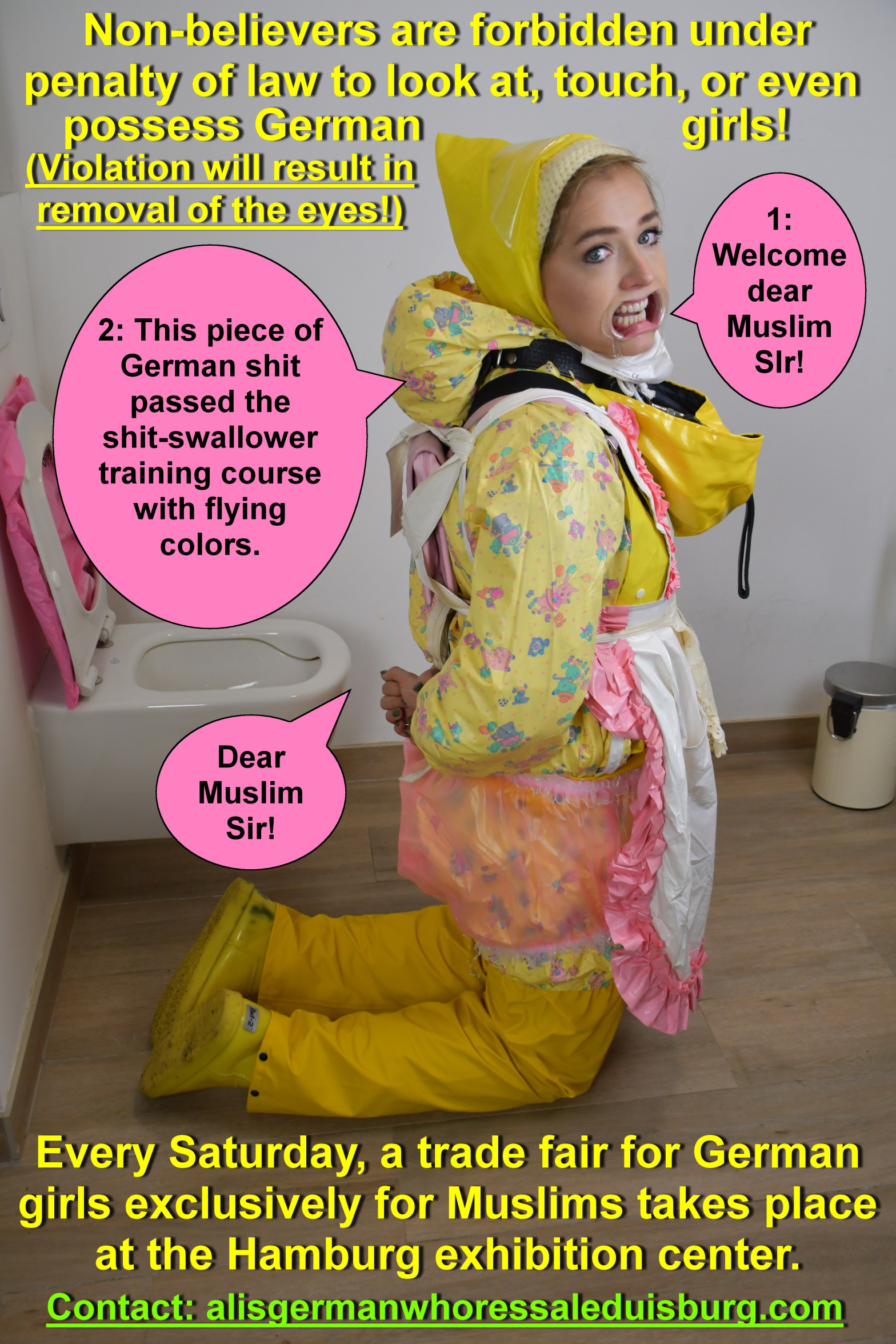 Feentsjezulma is a german toilet for Muslim and dogshit only! Blank Meme Template