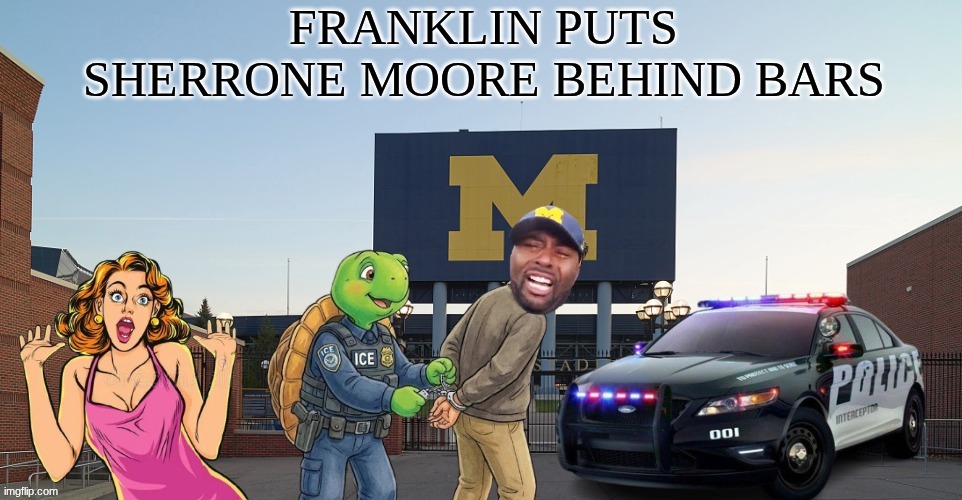 Sherrone Moore jail meme | image tagged in memes,college football,ohio state,michigan football,michigan sucks,nfl memes | made w/ Imgflip meme maker