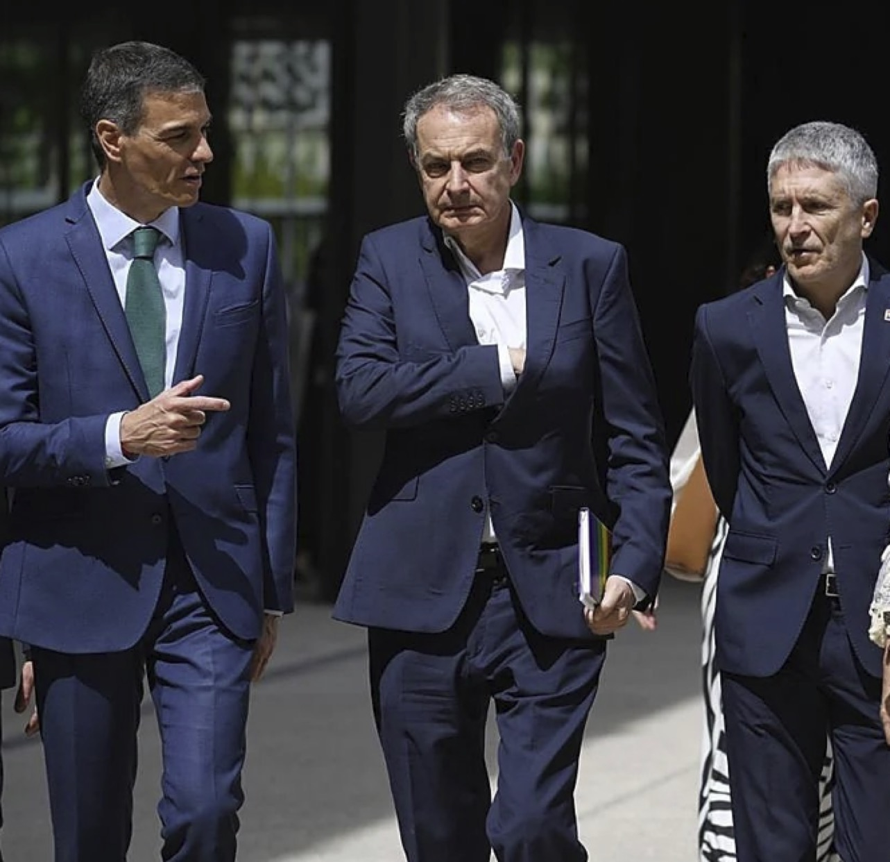 Zapatero Saunas Adan Marlaska Blank Meme Template