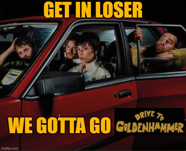 DIVORCE ME | GET IN LOSER; WE GOTTA GO | image tagged in music,indie | made w/ Imgflip meme maker