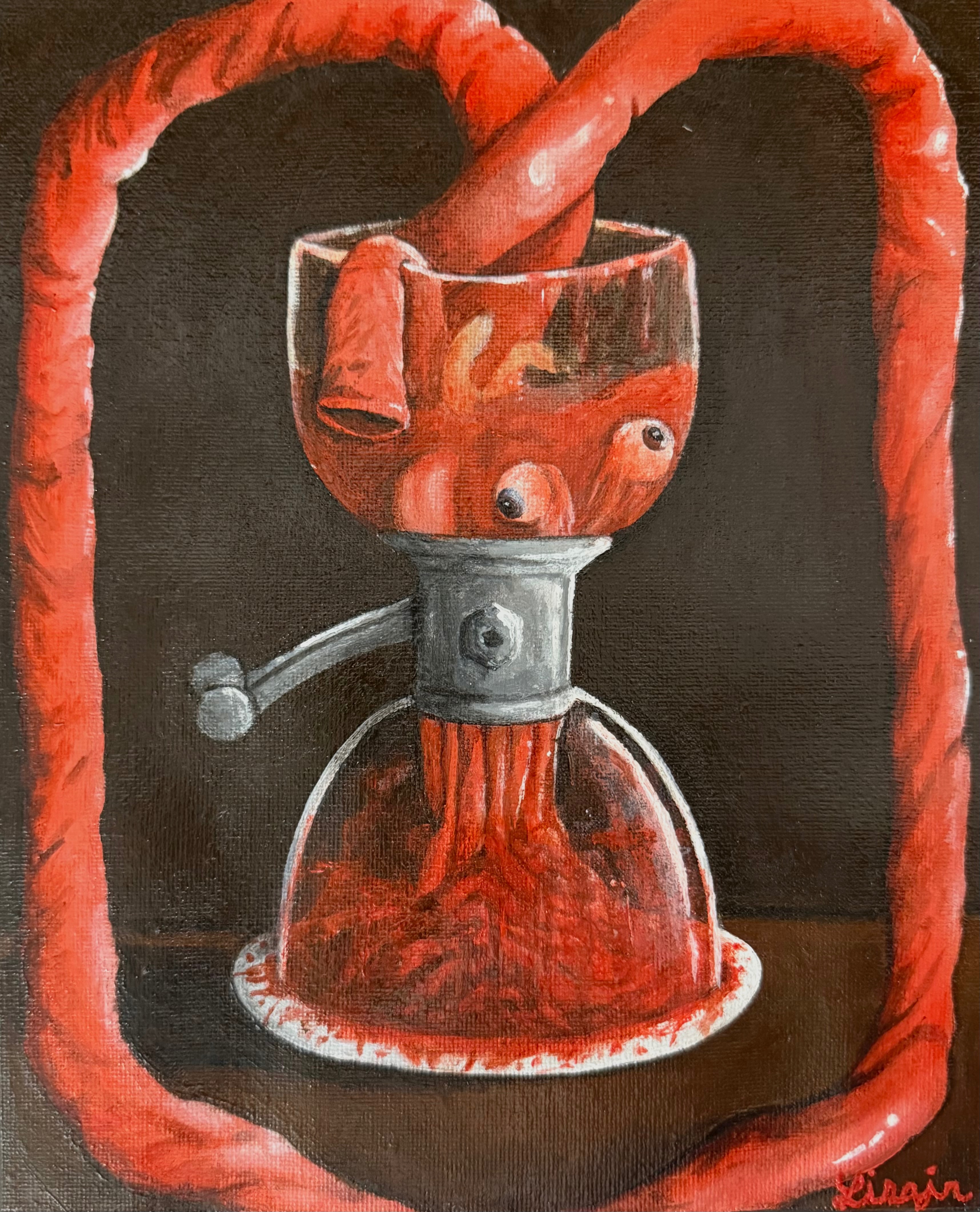 Just realized i never posted the finished product lol, here it is | image tagged in painting,art,idk what to put here | made w/ Imgflip meme maker