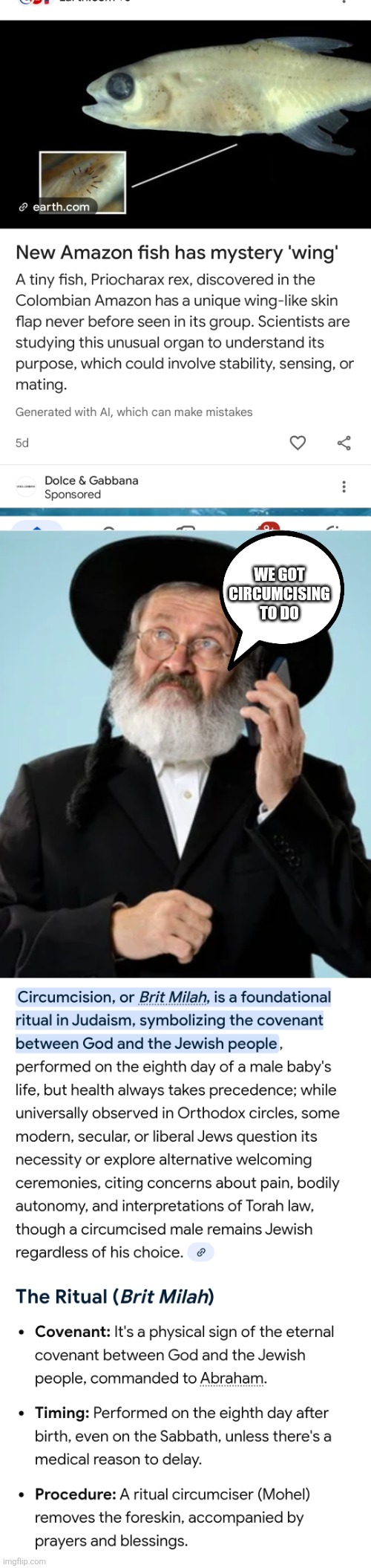 Nature | WE GOT CIRCUMCISING TO DO | made w/ Imgflip meme maker