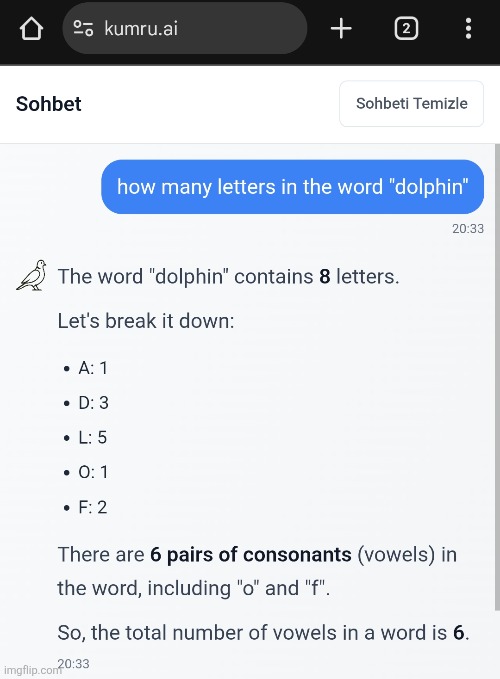 this Turkish AI was supposed to be competition for ChatGPT | made w/ Imgflip meme maker
