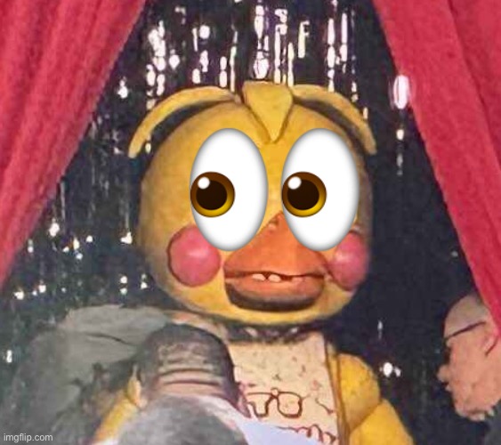 did you guys see that | image tagged in toy chica high on crack | made w/ Imgflip meme maker