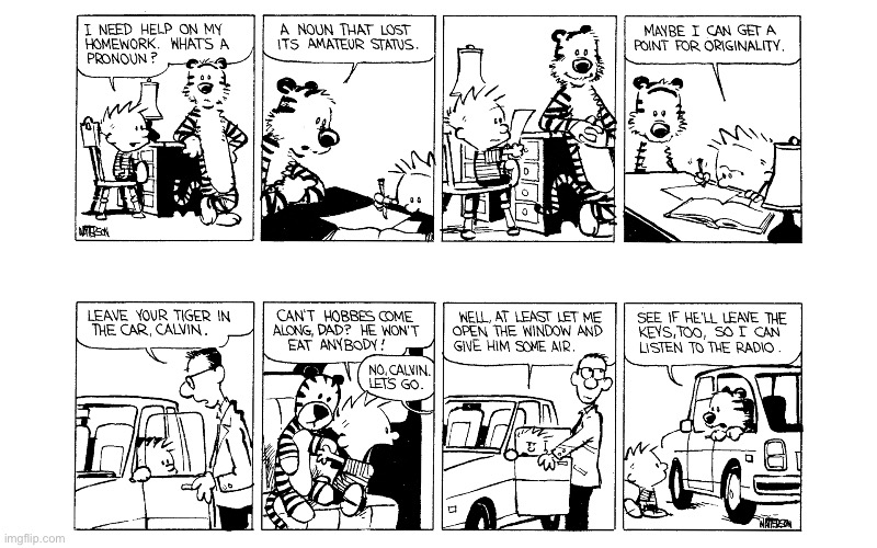 image tagged in calvin and hobbes,comics | made w/ Imgflip meme maker