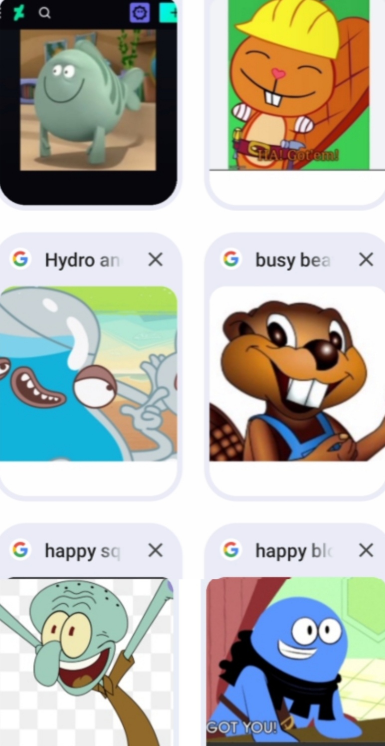 Happy characters Blank Meme Template