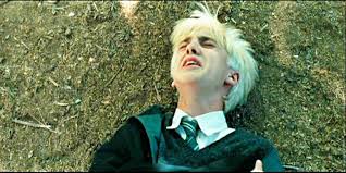 Draco Malfoy on the ground Blank Meme Template