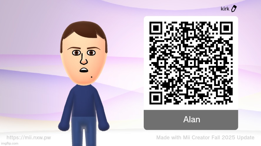 Made a charlie kirk mii | made w/ Imgflip meme maker