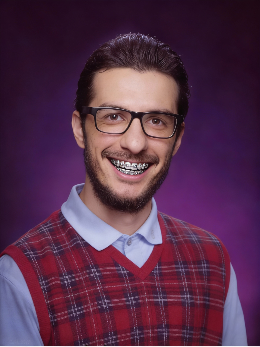 Bad Luck Grafician Blank Meme Template