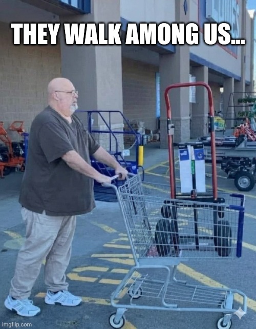 They Walk Among Us... | THEY WALK AMONG US... | image tagged in chrisjoines1 | made w/ Imgflip meme maker