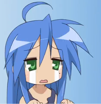 aw!! my poor Konata! Blank Meme Template