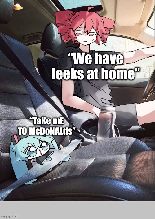 MCDONALDS | image tagged in hatsune miku,vocaloid,kasane teto | made w/ Imgflip meme maker