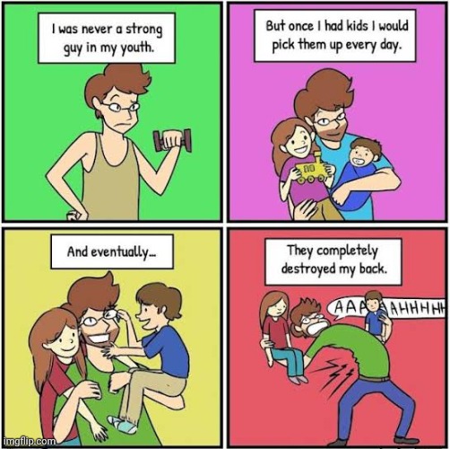 Strong kids | image tagged in kids,kid,children,back,comics,comics/cartoons | made w/ Imgflip meme maker
