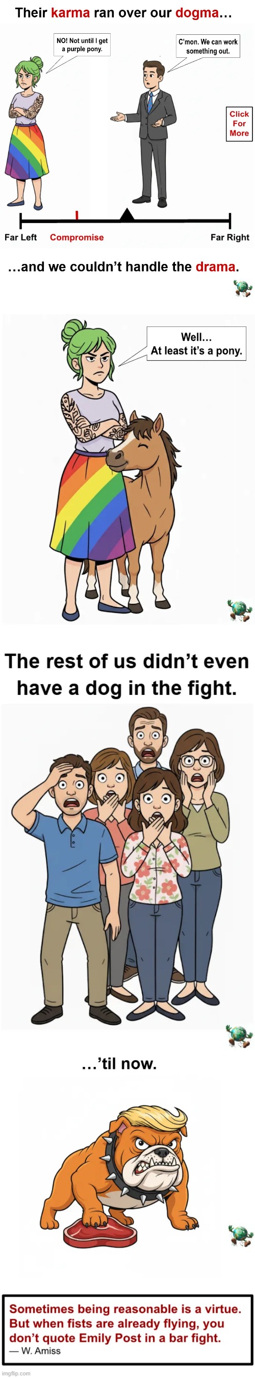 When does political compromise stop working? | made w/ Imgflip meme maker