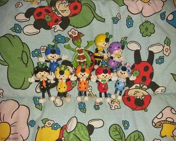 Cococinel 1992 (Cocomiel) Toys figures inspired from the ladybug cartoon | image tagged in cococinel | made w/ Imgflip meme maker