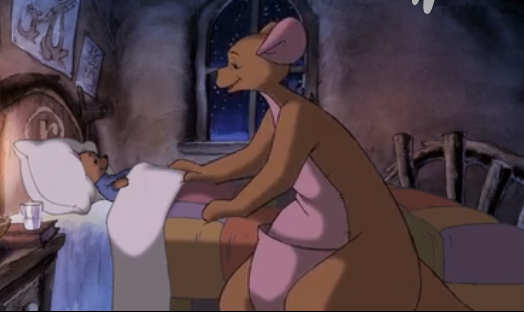 Kanga Putting Roo To Bed Blank Meme Template