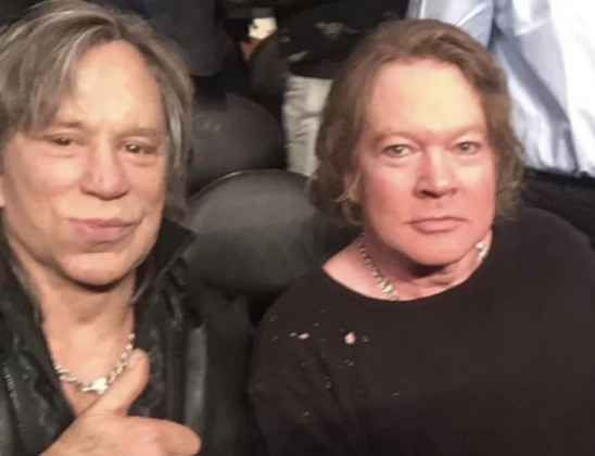 Mickey Rourke and Axel Rose Blank Meme Template