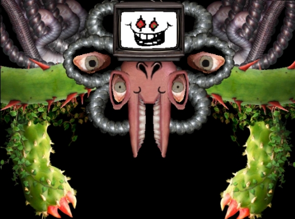 Omega flowey | image tagged in omega flowey | made w/ Imgflip meme maker