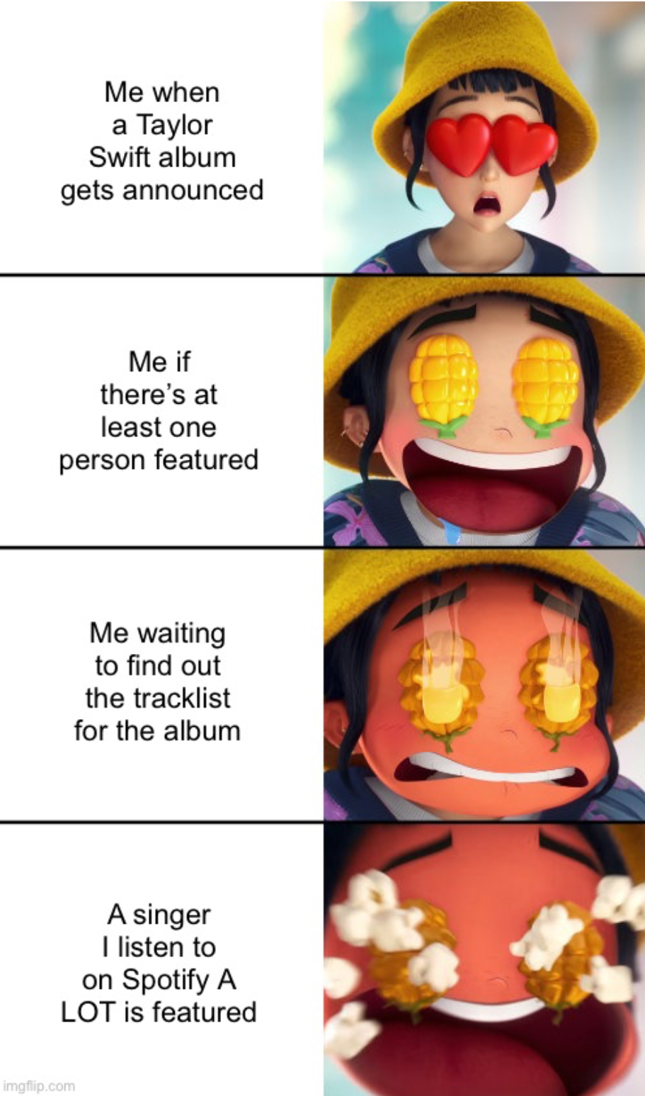 Corn Zoey Reaction Blank Meme Template