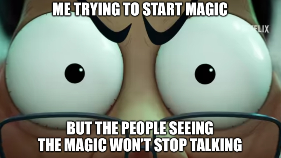 KPop Demon Hunters: MAGIC TRICK COMING Blank Meme Template