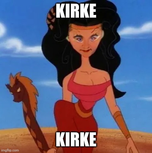 KIRKE; KIRKE | image tagged in memes,greek,charlie | made w/ Imgflip meme maker