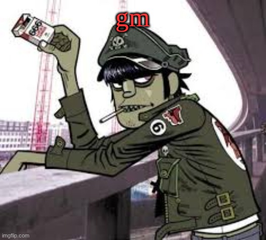 murdoc | gm | image tagged in murdoc | made w/ Imgflip meme maker