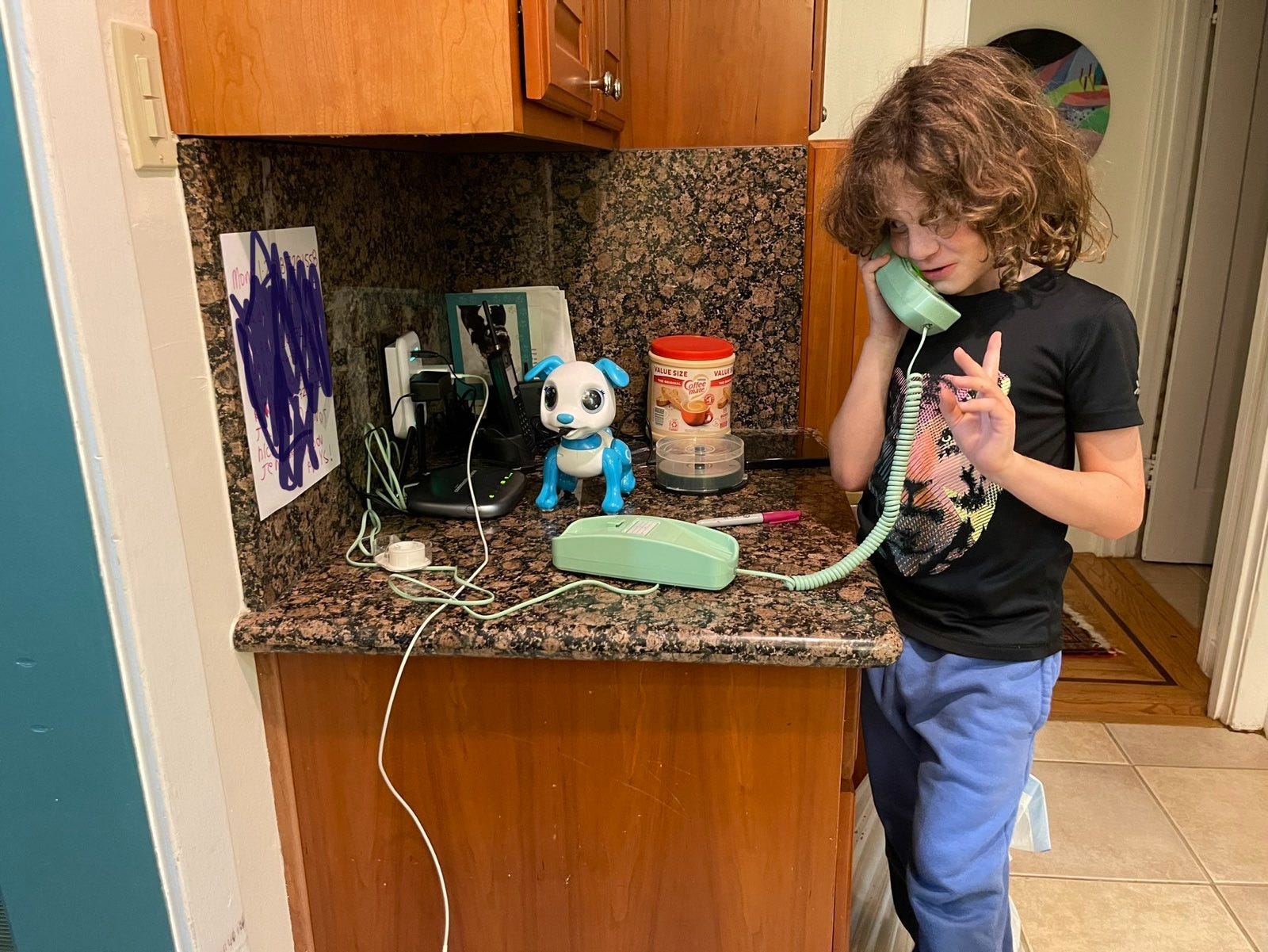 kids on phones Blank Meme Template