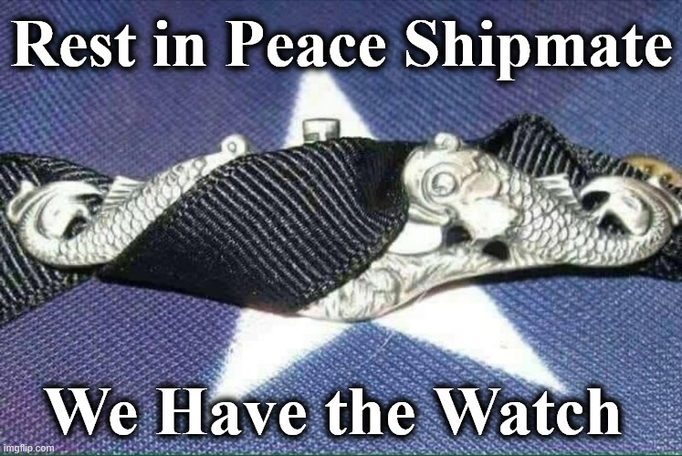 rip | Rest in Peace Shipmate; We Have the Watch | image tagged in rip | made w/ Imgflip meme maker