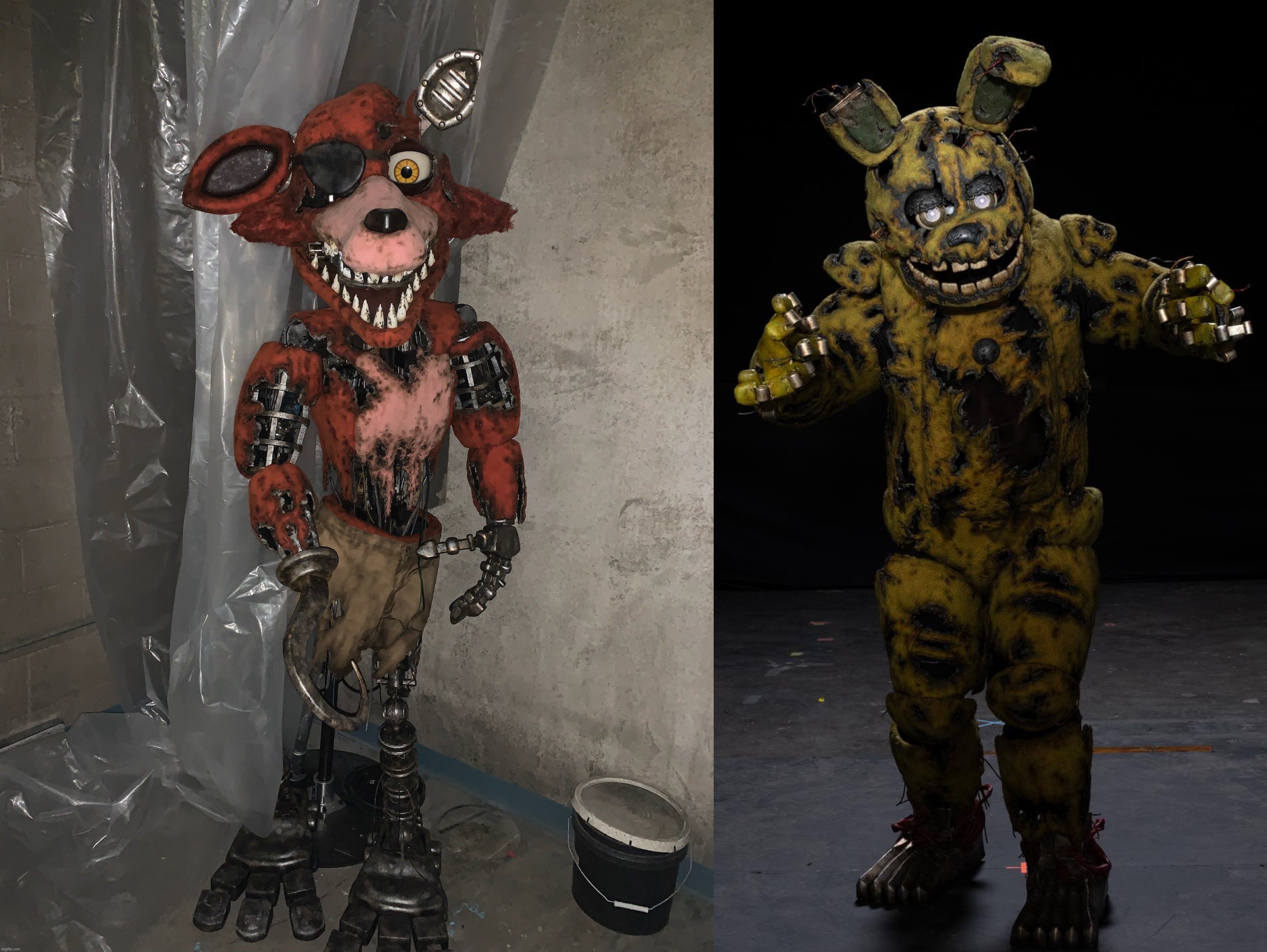 the 2 big fnaf 2 movie related images that people thought were fake | made w/ Imgflip meme maker