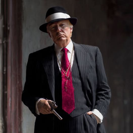 Donald Trump - Mob Boss Gangster Blank Meme Template