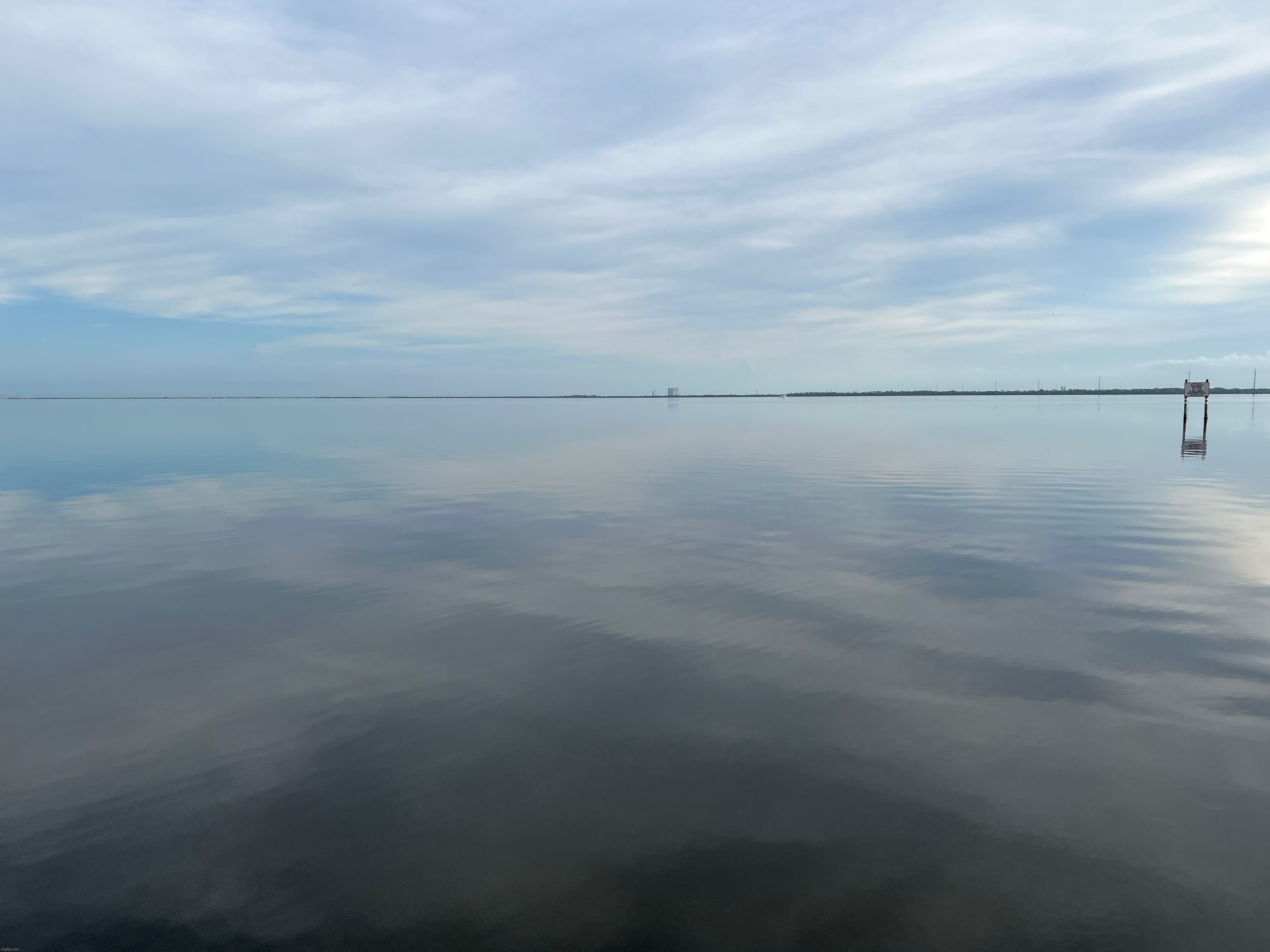 NASA Vehicle Assembly Building as seen from Port St. John, FL | made w/ Imgflip meme maker