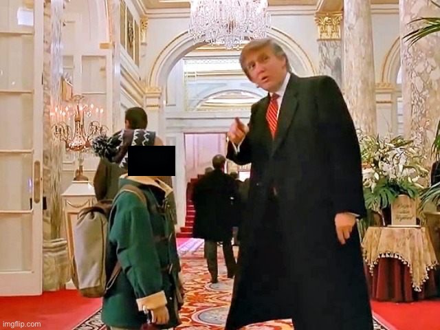 Merry Christmas you filthy animals | image tagged in trump home alone,politics lol,memes | made w/ Imgflip meme maker