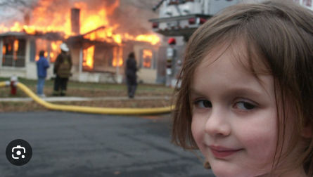 Arson baby burning house Blank Meme Template