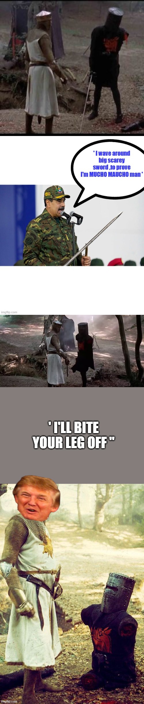 ' I'LL BITE YOUR LEG OFF " | made w/ Imgflip meme maker