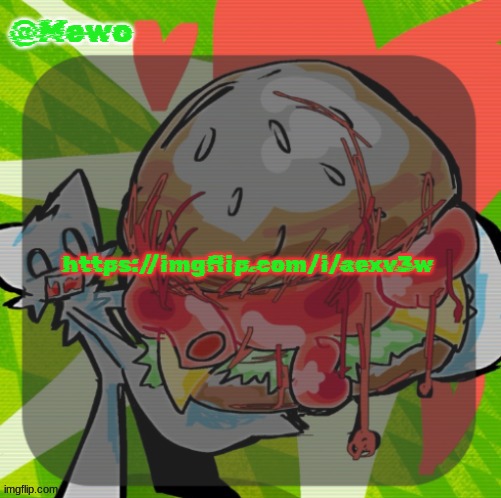 Mewo's DINNER! temp | https://imgflip.com/i/aexv3w | image tagged in mewo's dinner temp | made w/ Imgflip meme maker
