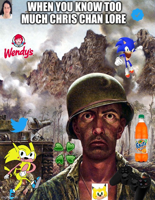 if you know too much chris chan reference you'll probably get every easter egg | WHEN YOU KNOW TOO MUCH CHRIS CHAN LORE | image tagged in 1000 yard stare | made w/ Imgflip meme maker